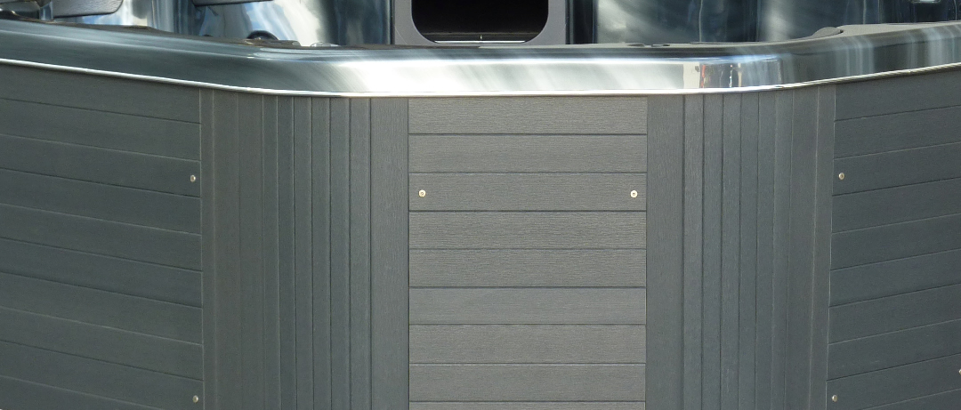 grey spa cabinet